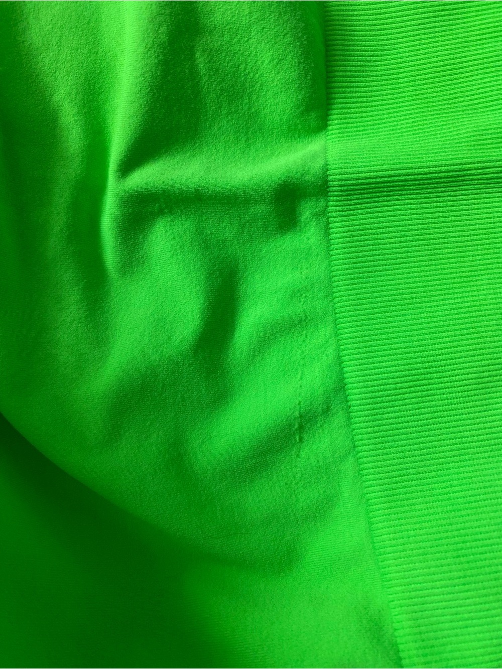 AUROLA Women's High-Waist Athletic Shorts - Neon Green & Hot Pink - Picture 6 of 8